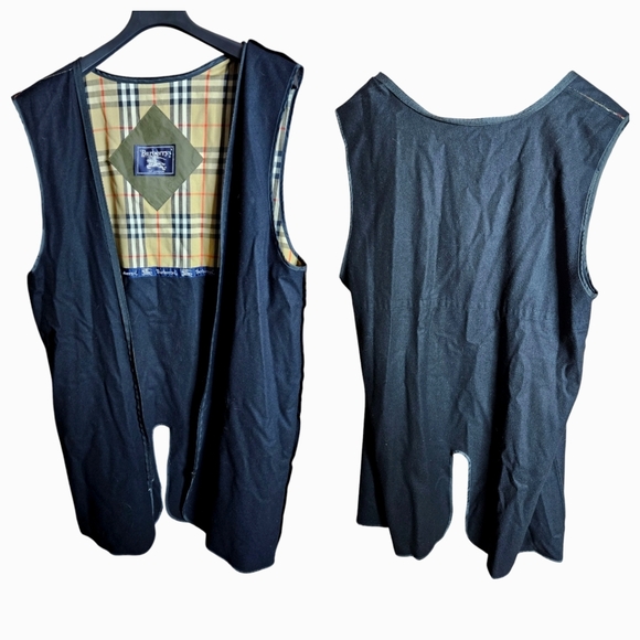 Vtg Burberry | Nova Check Olive Green Trench Coat | With liner | Brass buckles - Picture 13 of 16